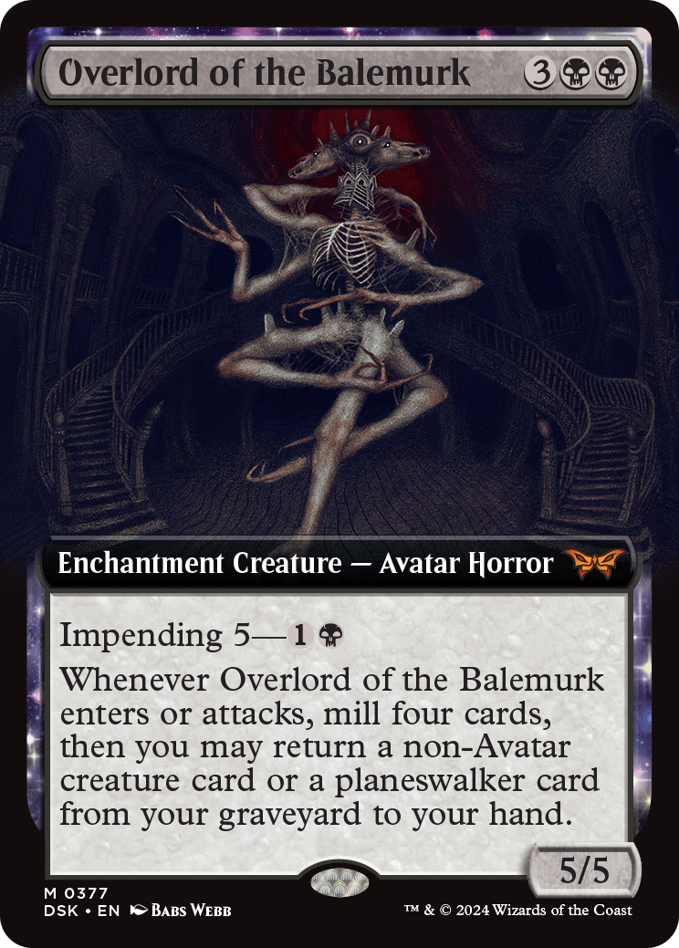 DSK 377 Overlord of the Balemurk (0377 - Extended Art) M