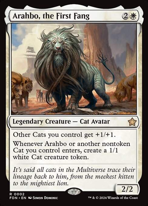 [Foil] FDN 002 Arahbo, the First Fang R