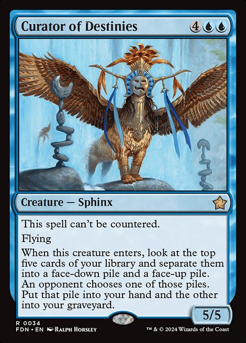 [Foil] FDN 034 Curator of Destinies R
