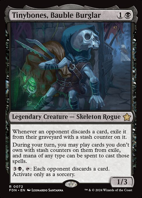 [Foil] FDN 072 Tinybones, Bauble Burglar R