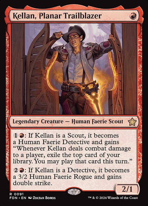 [Foil] FDN 091 Kellan, Planar Trailblazer R