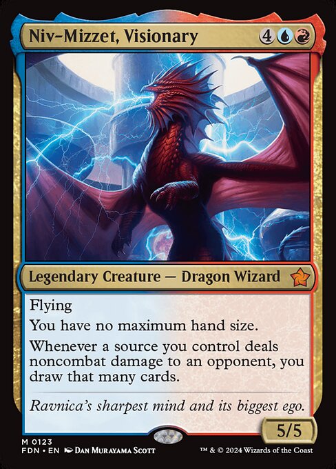 [Foil] FDN 123 Niv-Mizzet, Visionary M