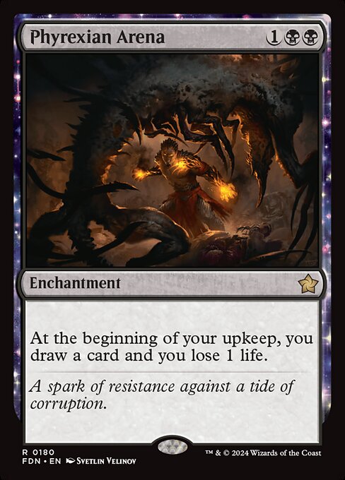 FDN 180 Phyrexian Arena R