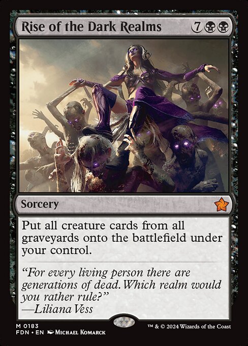 [Foil] FDN 183 Rise of the Dark Realms M