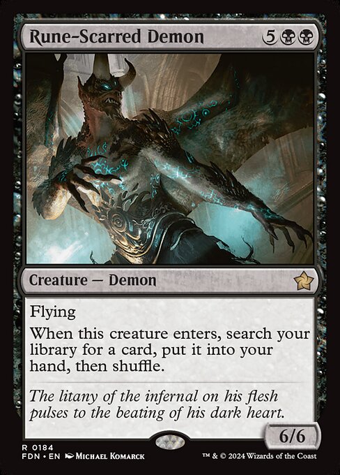 FDN 184 Rune-Scarred Demon R