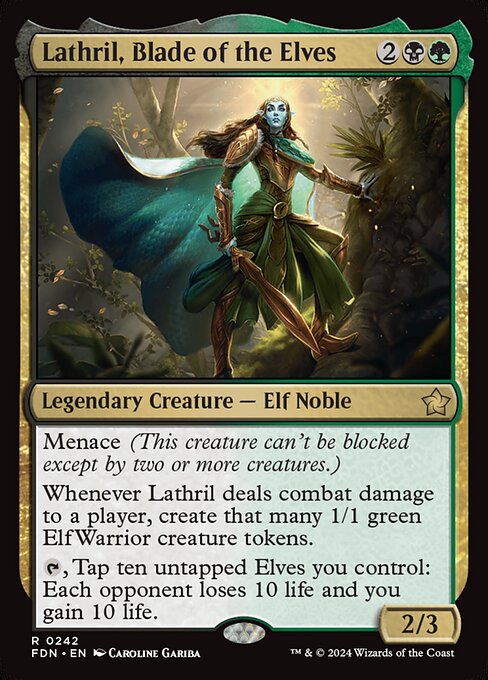FDN 242 Lathril, Blade of the Elves R