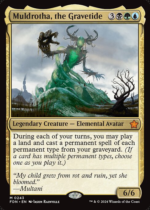 [Foil] FDN 243 Muldrotha, the Gravetide M
