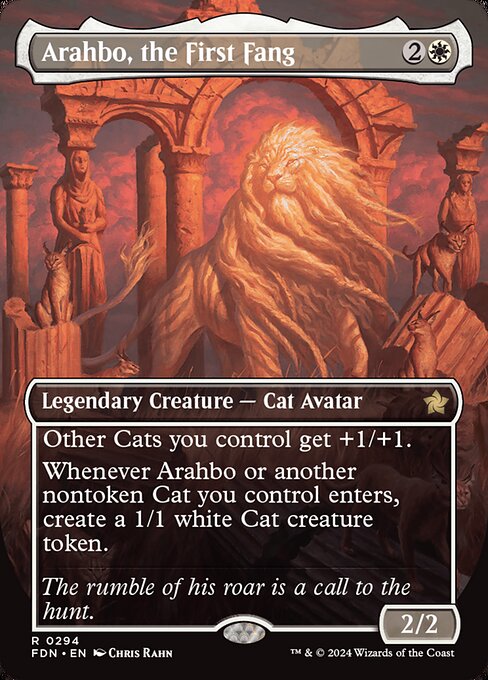 FDN 294 Arahbo, the First Fang (0294 - Borderless) R