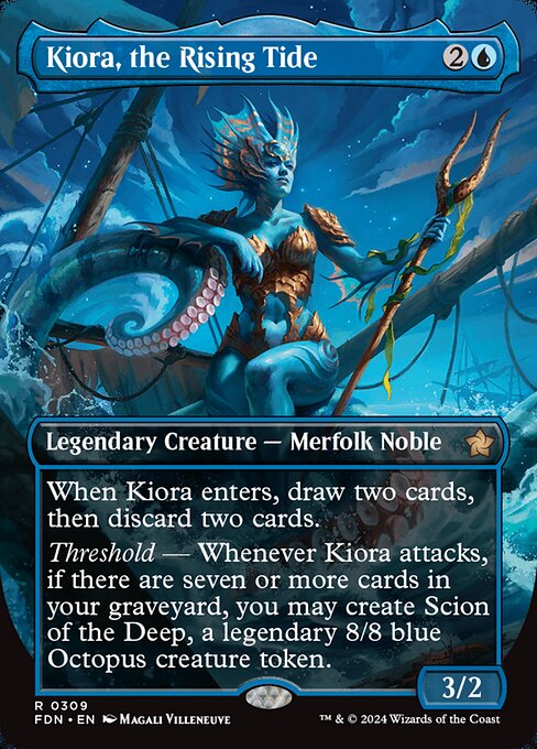 FDN 309 Kiora, the Rising Tide (0309 - Borderless) R