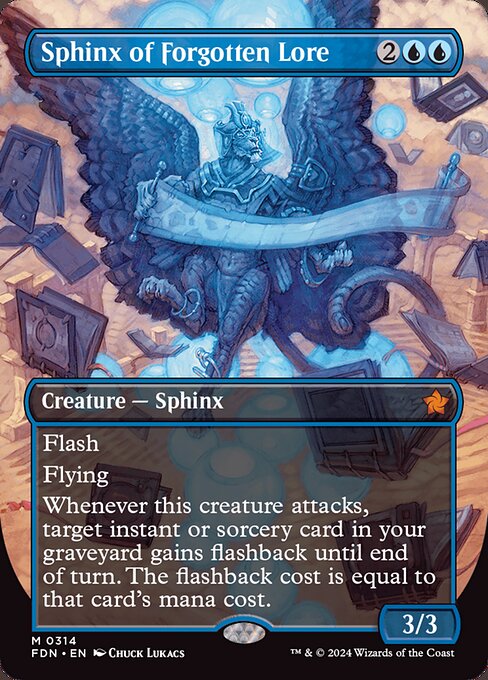 FDN 314 Sphinx of Forgotten Lore (0314 - Borderless) M