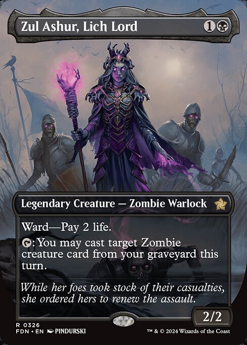 FDN 326 Zul Ashur, Lich Lord (0326 - Borderless) R