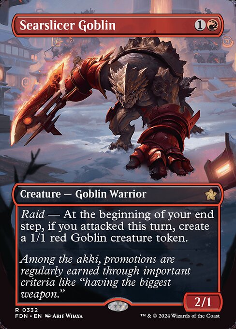FDN 332 Searslicer Goblin (0332 - Borderless) R