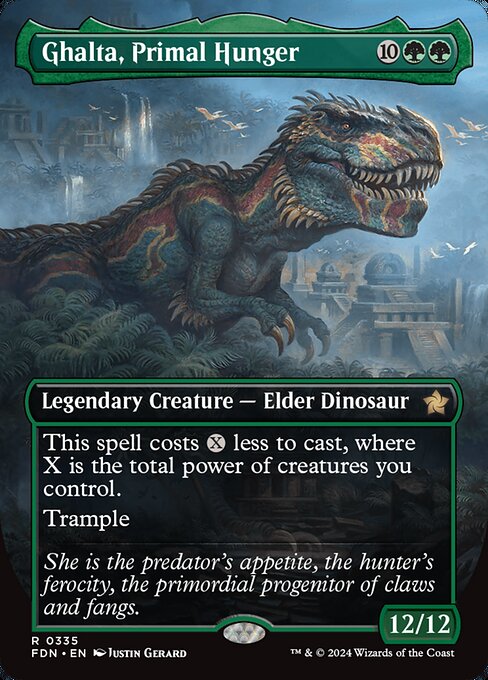 FDN 335 Ghalta, Primal Hunger (0335 - Borderless) R