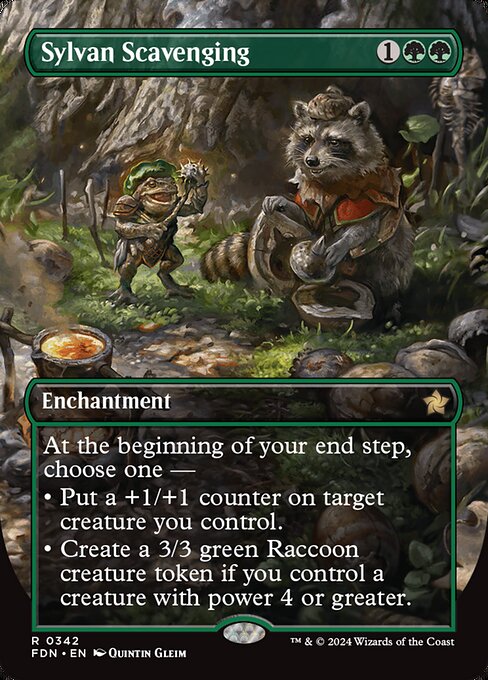 FDN 342 Sylvan Scavenging (0342 - Borderless) R