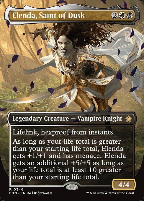 FDN 346 Elenda, Saint of Dusk (0346 - Borderless) R