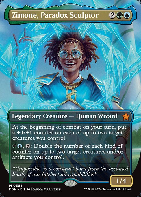 FDN 351 Zimone, Paradox Sculptor (0351 - Borderless) M