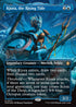 [Foil] FDN 377 Kiora, the Rising Tide (0377 - Borderless Mana Foil) R