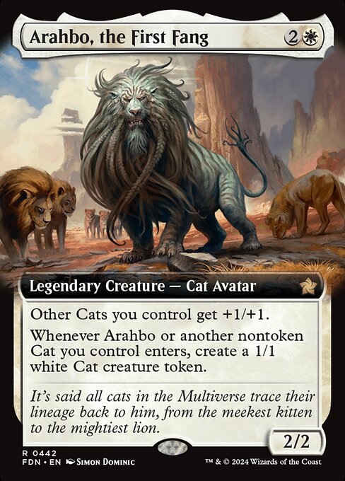 FDN 442 Arahbo, the First Fang (0442 - Extended Art) R