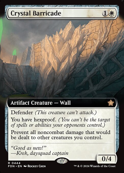 FDN 444 Crystal Barricade (0444 - Extended Art) R