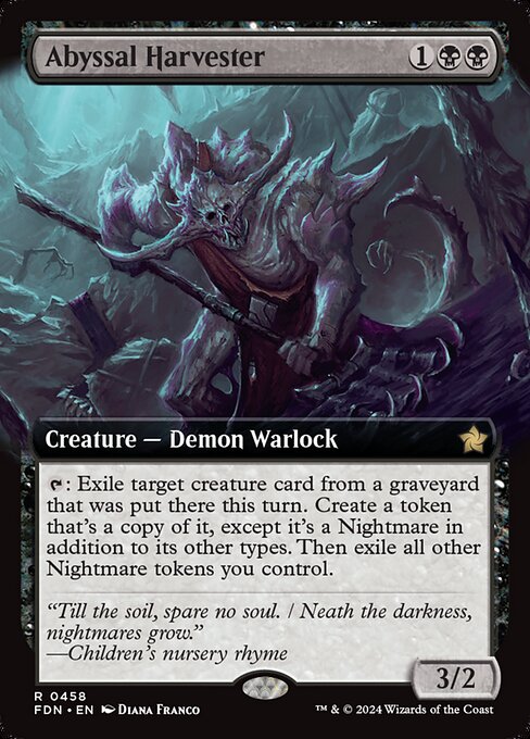 FDN 458 Abyssal Harvester (0458 - Extended Art) R