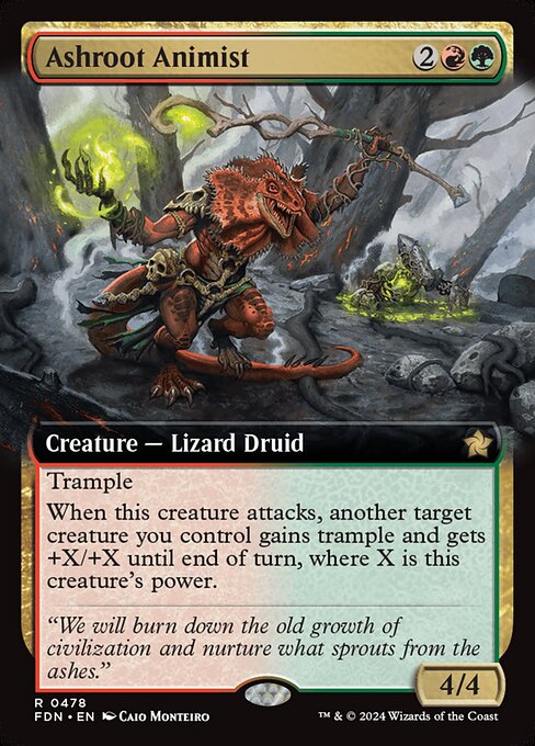 FDN 478 Ashroot Animist (0478 - Extended Art) R