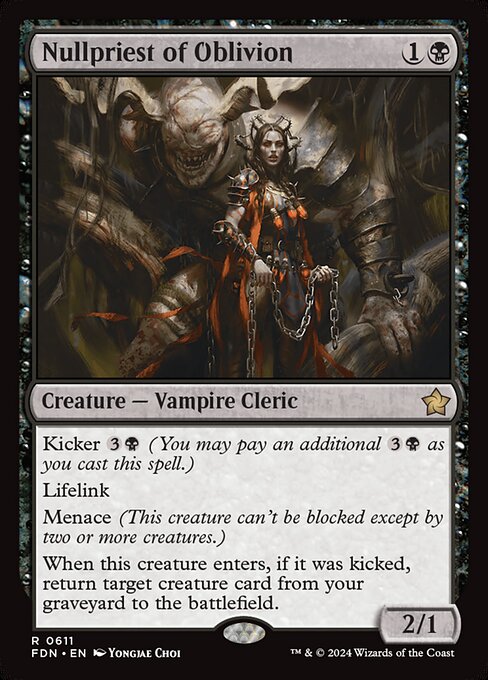 FDN 611 Nullpriest of Oblivion R