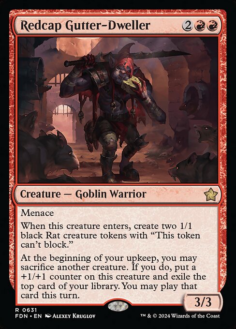 FDN 631 Redcap Gutter-Dweller R