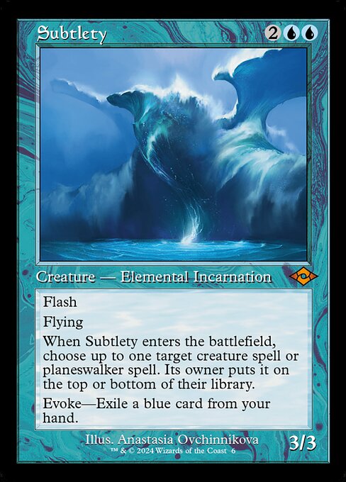 [Foil] H2R 006 Subtlety (0006 - MH3 Retro Frame) M