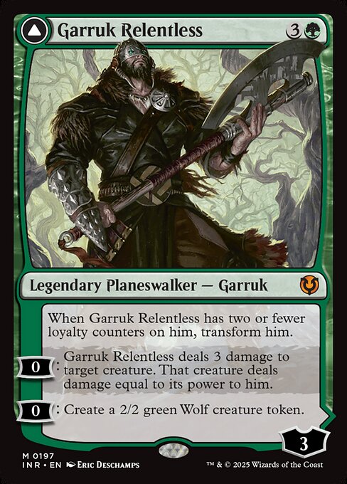 [Foil] INR 197 Garruk Relentless M