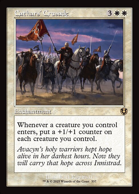 [Foil] INR 337 Cathars' Crusade (0337 - Retro Frame) R