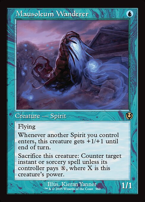 [Foil] INR 360 Mausoleum Wanderer (0360 - Retro Frame) R