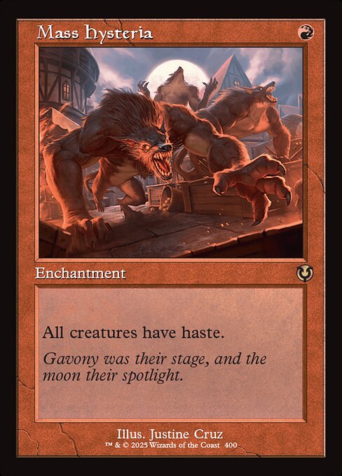 [Foil] INR 400 Mass Hysteria (0400 - Retro Frame) R
