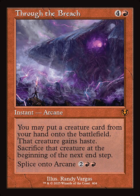 [Foil] INR 404 Through the Breach (0404 - Retro Frame) M