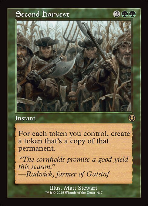 [Foil] INR 417 Second Harvest (0417 - Retro Frame) R