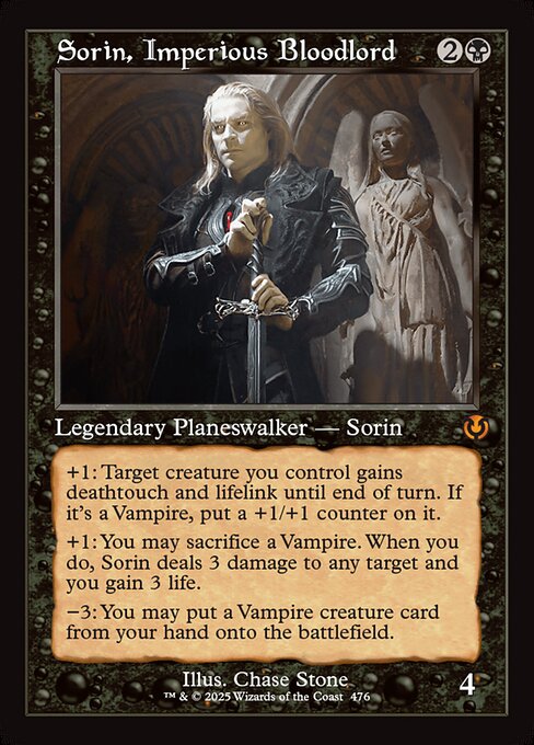[Foil] INR 476 Sorin, Imperious Bloodlord (0476 - Retro Frame) M