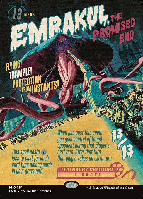 [Foil] INR 481 Emrakul, the Promised End (0481 - Borderless Movie Poster) M