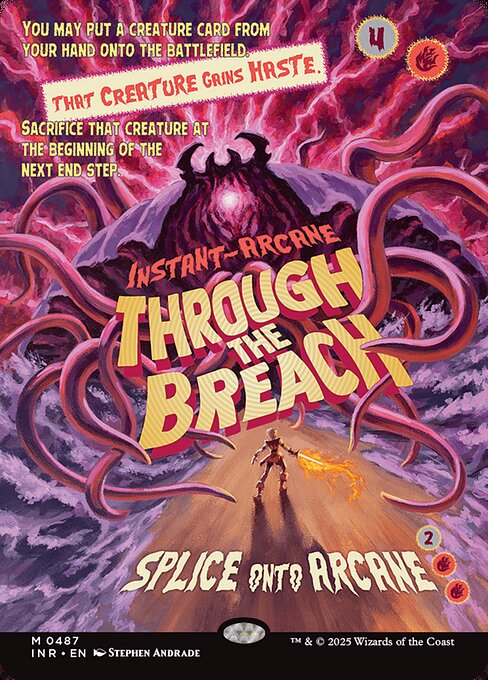 [Foil] INR 487 Through the Breach (0487 - Borderless Movie Poster) M
