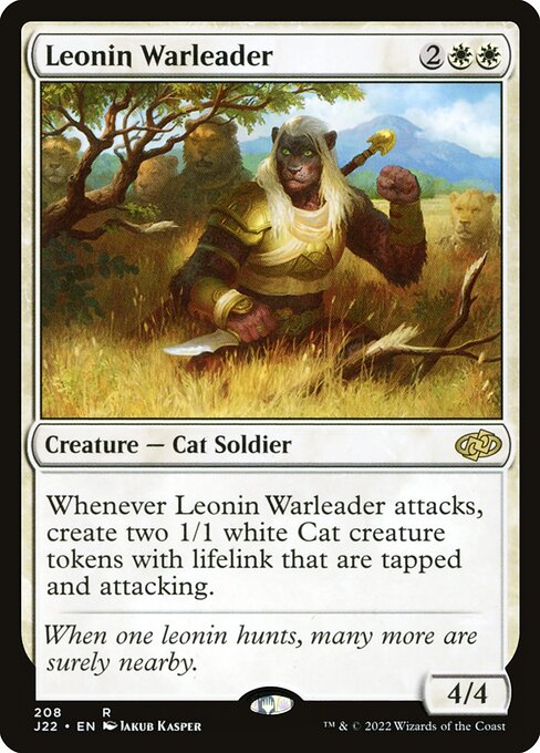 J22 208 Leonin Warleader R