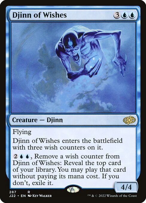 J22 287 Djinn of Wishes R