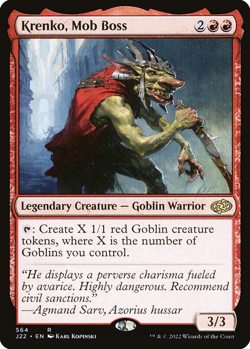 J22 564 Krenko, Mob Boss R