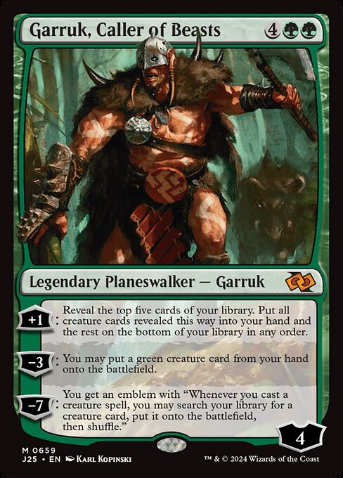 J25 659 Garruk, Caller of Beasts M