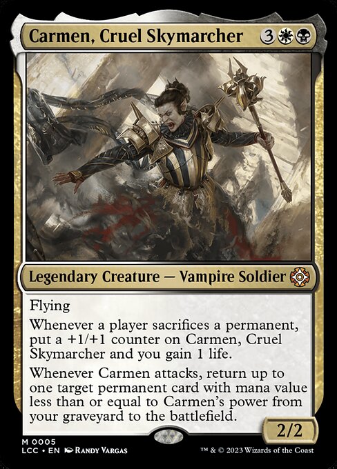 [Foil] LCC 005 Carmen, Cruel Skymarcher M