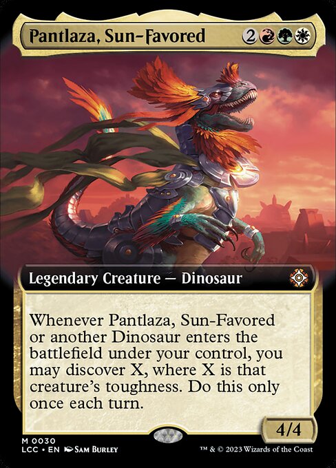 [Foil] LCC 030 Pantlaza, Sun-Favored (0030 - Extended Art) M