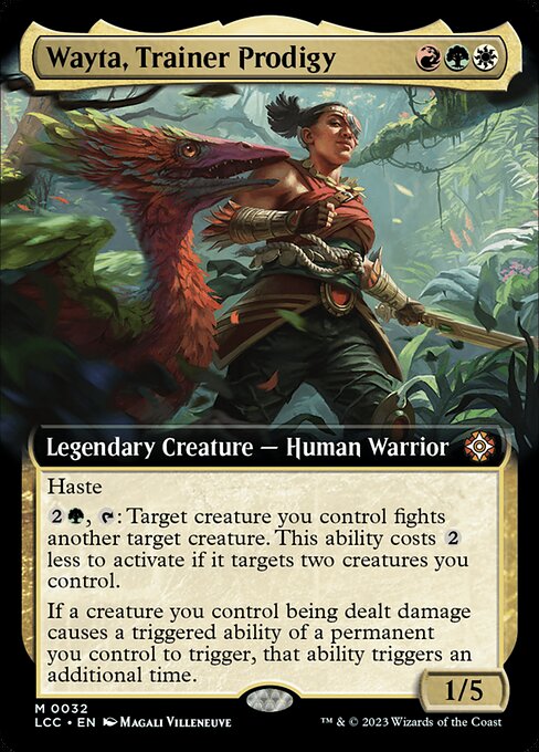 [Foil] LCC 032 Wayta, Trainer Prodigy (0032 - Extended Art) M