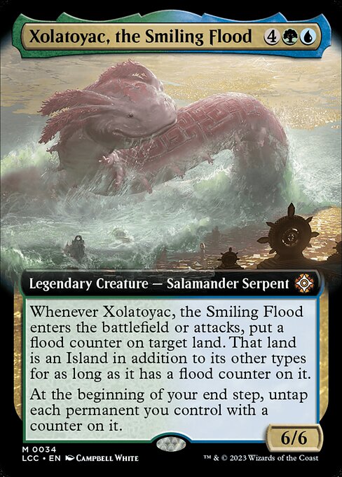 [Foil] LCC 034 Xolatoyac, the Smiling Flood (0034 - Extended Art) M