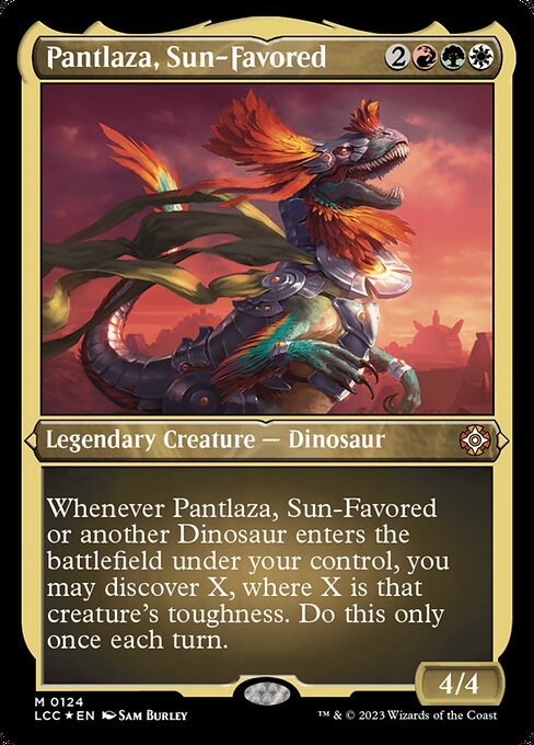LCC 124 Pantlaza, Sun-Favored (Display Commander - Not Tournament Legal) M