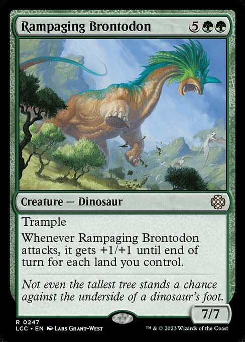 LCC 247 Rampaging Brontodon R