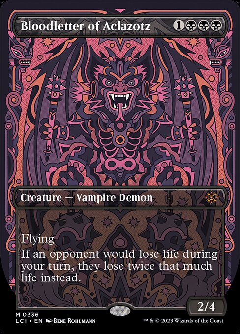 [Foil] LCI 336 Bloodletter of Aclazotz (0336 - Borderless) M