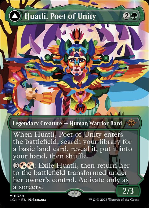 LCI 339 Huatli, Poet of Unity (0339 - Borderless) M
