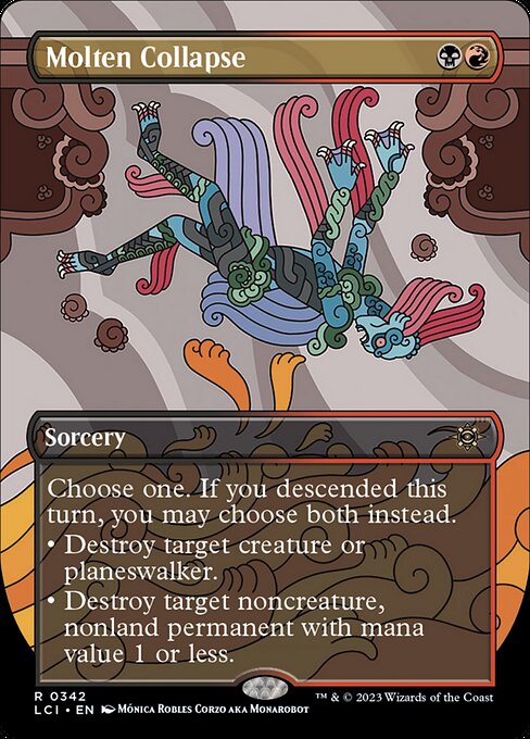 [Foil] LCI 342 Molten Collapse (0342 - Borderless) R